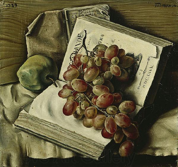 Francis Barraud Nature morte aux raisins Norge oil painting art